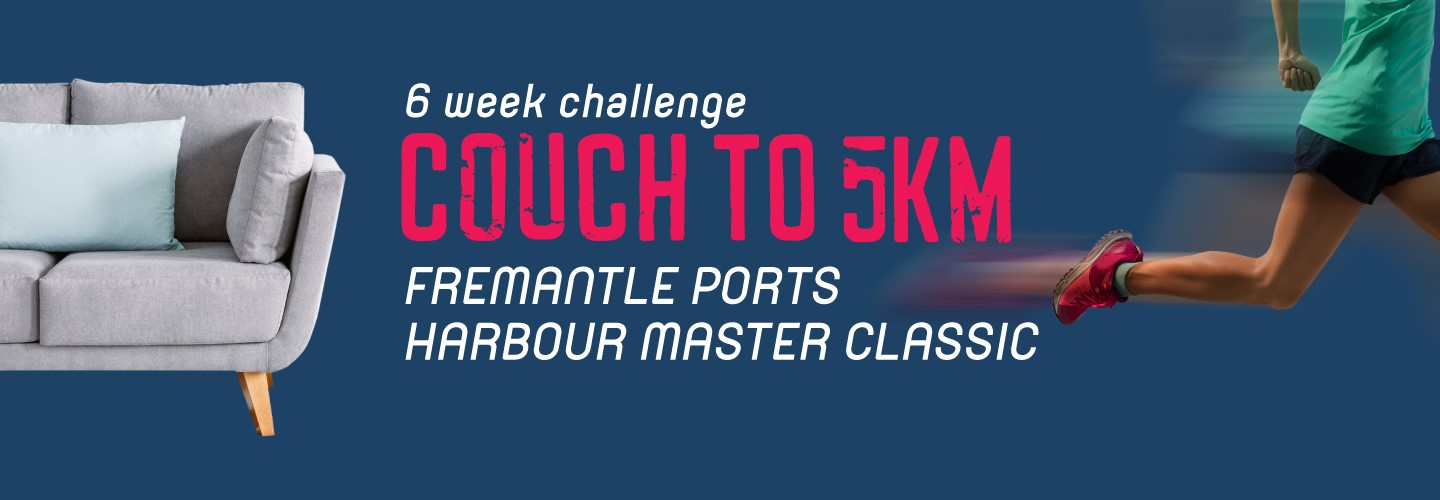Couch to 5km Fremantle Ports Harbour Master Classic Training Program banner