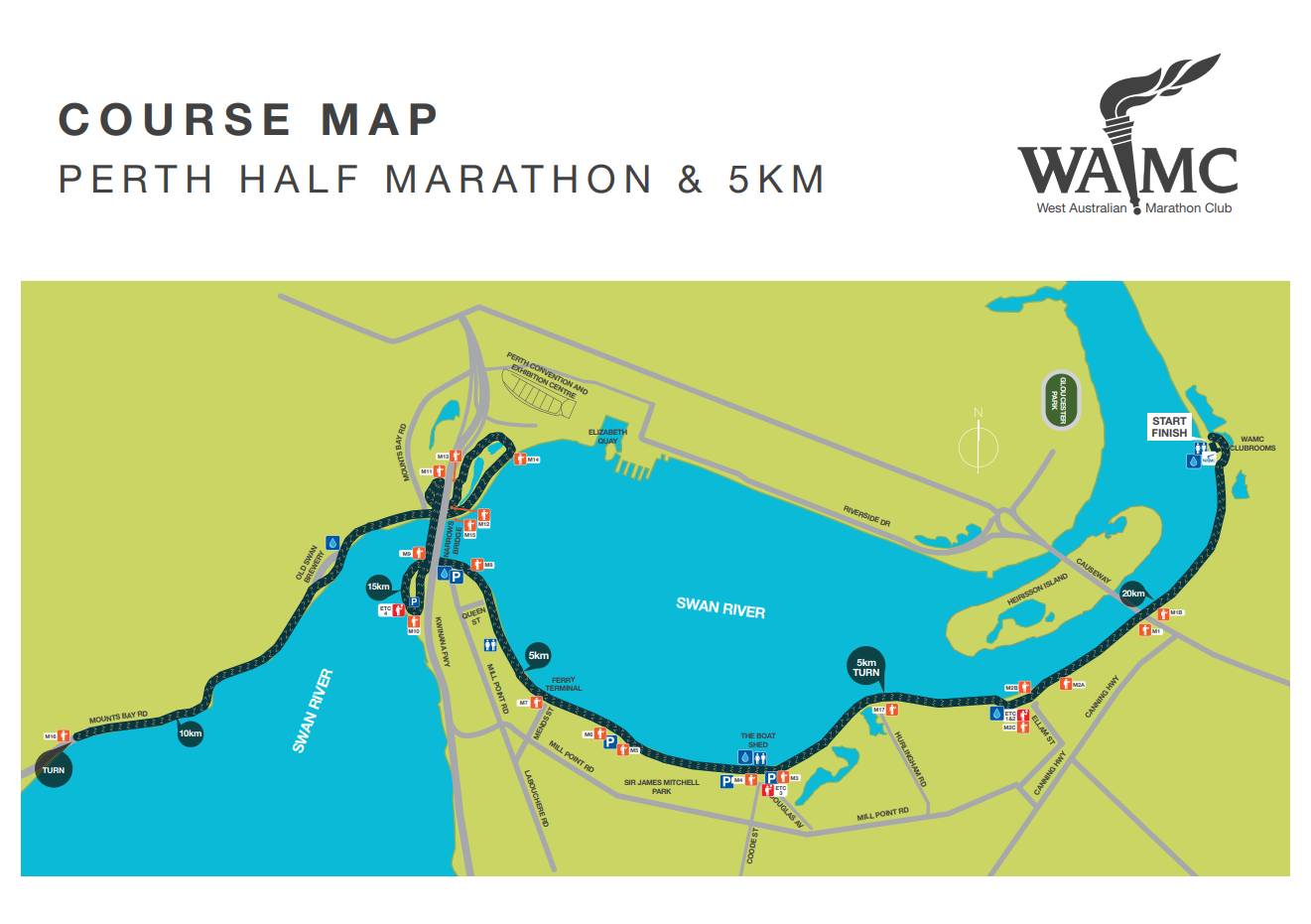 Event details for Baker Hughes Perth Half Marathon & 5km West